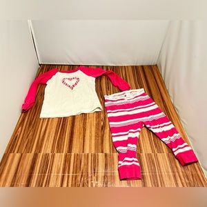 Baby Gap girls Pajama Sz 6-12M 2pc Set